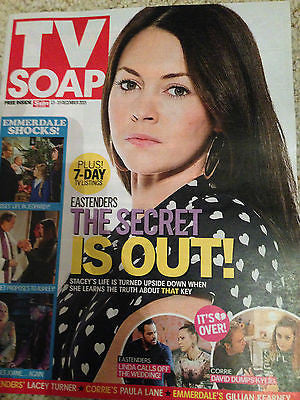 TV SOAP MAGAZINE December 2015 Lacey Turner Gillian Kearney Paula Lane