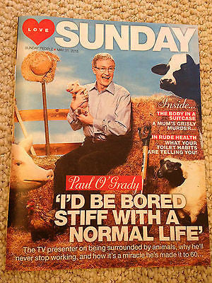 PAUL O'GRADY PHOTO INTERVIEW SUNDAY MAGAZINE MAY 2015