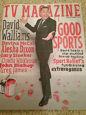 NEW TV Magazine March 2016 DAVID WALLIAMS  Brendan O'Carroll  Philip Schofield