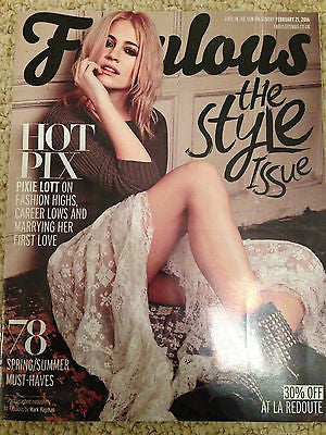 FABULOUS Magazine February 2016 PIXIE LOTT PHOTO COVER INTERVIEW