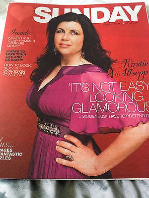 SUNDAY Magazine JULY 2014 KIRSTIE ALLSOPP PHOTO COVER INTERVIEW