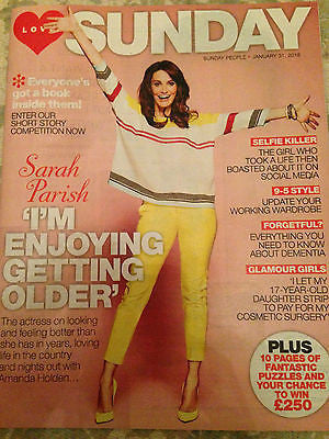 SARAH PARISH Atlantis PHOTO COVER INTERVIEW UK SUNDAY MAGAZINE JANUARY 2016