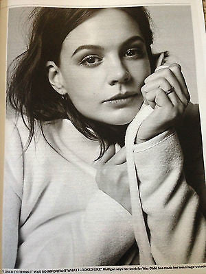 CAREY MULLIGAN interview MARCUS MUMFORD UK 1 DAY ISSUE 2016 LARRY KING