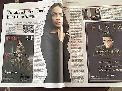 STING - BERENICE BEJO - PHOTO COVER Interview Telegraph Review UK October 2016