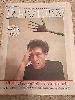 UK Telegraph Review April 2017 Alberto Giacometti Laura Harring Joe Nesbo