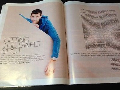 GRIGOR DIMITROV interview MARIA SHARAPOVA UK 1 DAY ISSUE JUNE 2015