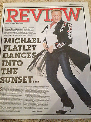 UK SUNDAY EXPRESS REVIEW - MICHAEL FLATLEY PHOTO INTERVIEW - JULY 5 2015