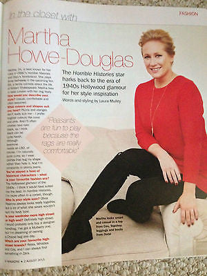 UK S MAGAZINE AUGUST 2015 MARTHA HOWE-DOUGLAS AMY POEHLER JOHN SUCHET