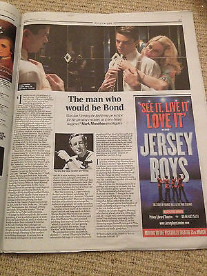 Telegraph Review February 2014 - John Travolta Ian Fleming TS Eliot Kevin Spacey