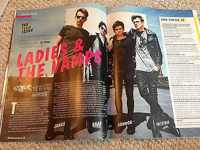 The Vamps FABULOUS MAGAZINE July 2015 Brad Simpson