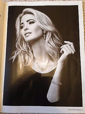 IVANKA TRUMP Photo Interview DONALD UK 1 DAY Sunday Times Magazine July 2016