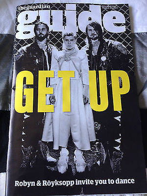 Robyn Royksopp PHOTO COVER GUIDE MAGAZINE MAY 2014 BRAND NEW