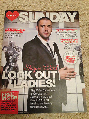 SHAYNE WARD PHOTO INTERVIEW SUNDAY MAGAZINE AUGUST 2015 BRAND NEW