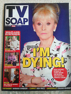 TV SOAP Magazine May 2016 Barbara Windsor Ben Price Gillian Kearney