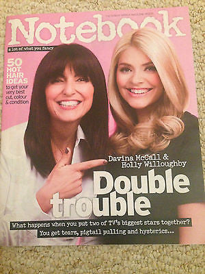 UK NOTEBOOK MAGAZINE - DAVINA McCALL - HOLLY WILOUGHBY - CHRISTINA HENDRICKS