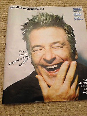 GUARDIAN WEEKEND MAGAZINE NOV 16 2013 ALEC BALDWIN NICK ROBINSON