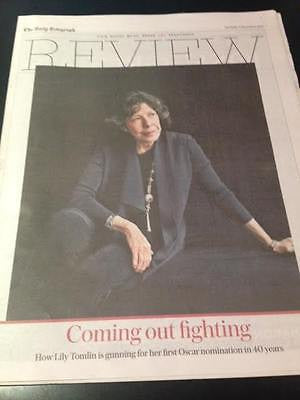 Grandma LILY TOMLIN PHOTO COVER INTERVIEW UK SUPPLEMENT DECEMBER 2015 NEW