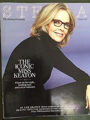 UK Stella Magazine June 2017 Diane Keaton Photo Cover Interview