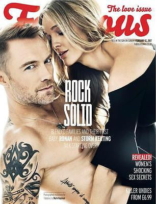 UK Fabulous Magazine February 2017 Ronan & Storm Keating Anastacia