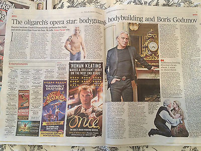 DIMITRI HVOROSTOVSKY interview AGYNESS DEYN UK 1 DAY ISSUE 2014