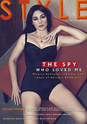 James Bond MONICA BELLUCCI PHOTO INTERVIEW STYLE MAGAZINE FEBRUARY 22 2015