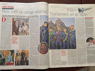 Sylvia Anderson THUNDERBIRDS F.A.B PHOTO COVER TIMES REVIEW 2015 MARGOT FONTEYN