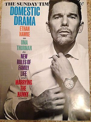 ETHAN HAWKE interview UMA THURMAN UK PHOTO INTERVIEW NOVEMBER 2015 JOHN NEWMAN