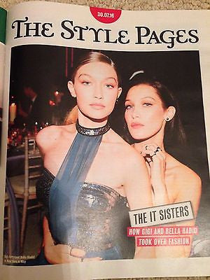 ETHAN HAWKE Photo Interview UK Times Magazine 07/2016 GUO PEI GIGI & BELLA HADID