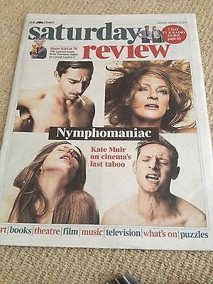 NYMPHOMANIAC ukmag 2014 JAMIE BELL UMA THURMAN STACY MARTIN SHIA labeouf