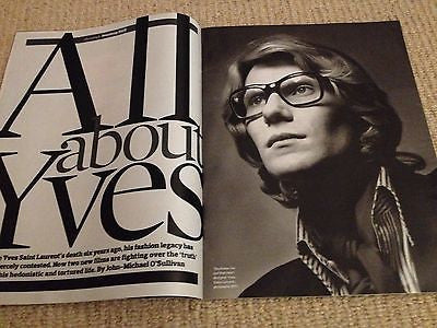 RUFUS WAINWRIGHT interview YVES SAINT LAURENT UK 1 DAY ISSUE 2014