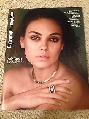 TELEGRAPH MAGAZINE JUNE 2015 MILA KUNIS PHOTO COVER INTERVIEW TITO JACKSON