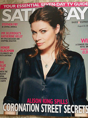 SATURDAY MAGAZINE AUG 2015 ALISON KING PAUL HENRY HONOR BLACKMAN SUNETRA SARKER