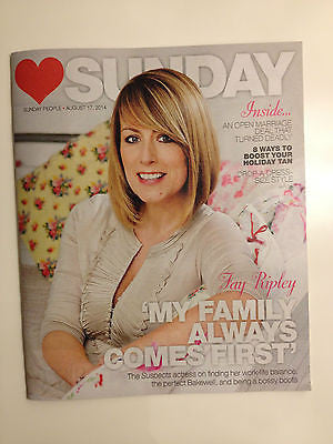 Suspects FAY RIPLEY PHOTO COVER INTERVIEW UK SUNDAY MAGAZINE AUGUST 2014