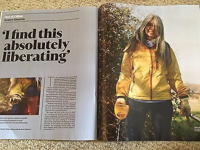 FT Weekend Magazine April 2017 Evelyn Glennie Photo Interview - Michael Morpurgo