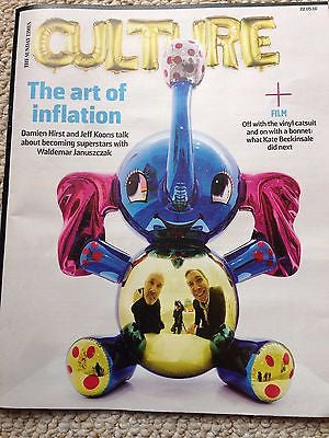 DAMIEN HIRST - JEFF KOONS - SHIRLEY MANSON Culture UK magazine May 2016