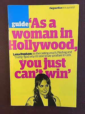 UK Guide Magazine April 2017 Lena Dunham Photo Cover Interview Rich Hall