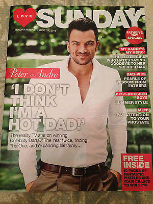 SUNDAY MAGAZINE JUNE 2015 PETER ANDRE PHOTO INTERVIEW