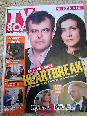 TV SOAP Magazine 5 June 2016 Kym Marsh Simon Gregson Bruno Langley Lucy Pargeter