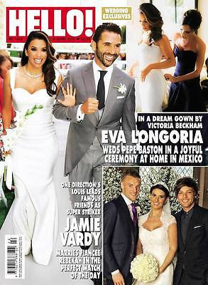 HELLO! magazine - 6 June 2016 Eva Longoria Jamie Vardy Wedding Photos Special