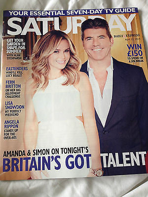 SATURDAY MAGAZINE 12 April 2014 AMANDA HOLDEN HETTI BYWATER FERN BRITTON ASHLEIGH BREWER