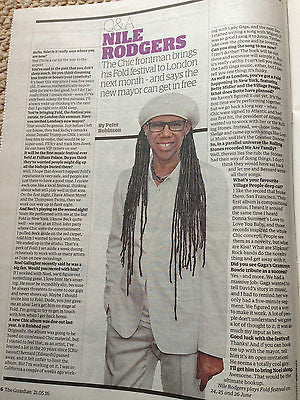 UK Guardian Festivals 2016 NILE RODGERS Christine & The Queen BAT FOR LASHES