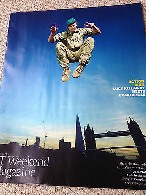 FT WEEKEND MAGAZINE MARCH 2015 BEAR GRYLLS ZARA PHILLIPS JONATHAN BISS