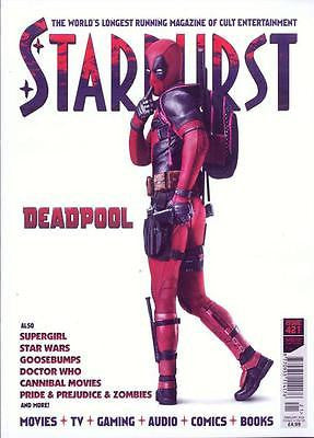 STARBURST MAGAZINE FEBRUARY 2016 RYAN REYNOLDS DEADPOOL EXCLUSIVE PHOTO COVER