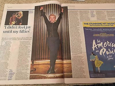 UK Telegraph Review April 2017 Blondie Debbie Harry Photo Interview