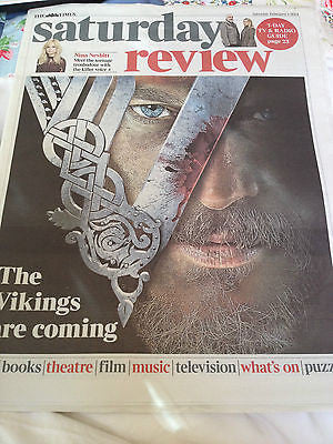 Times Saturday Review February 2014 Travis Fimmel Nina Nesbitt Vadim Muntagirov