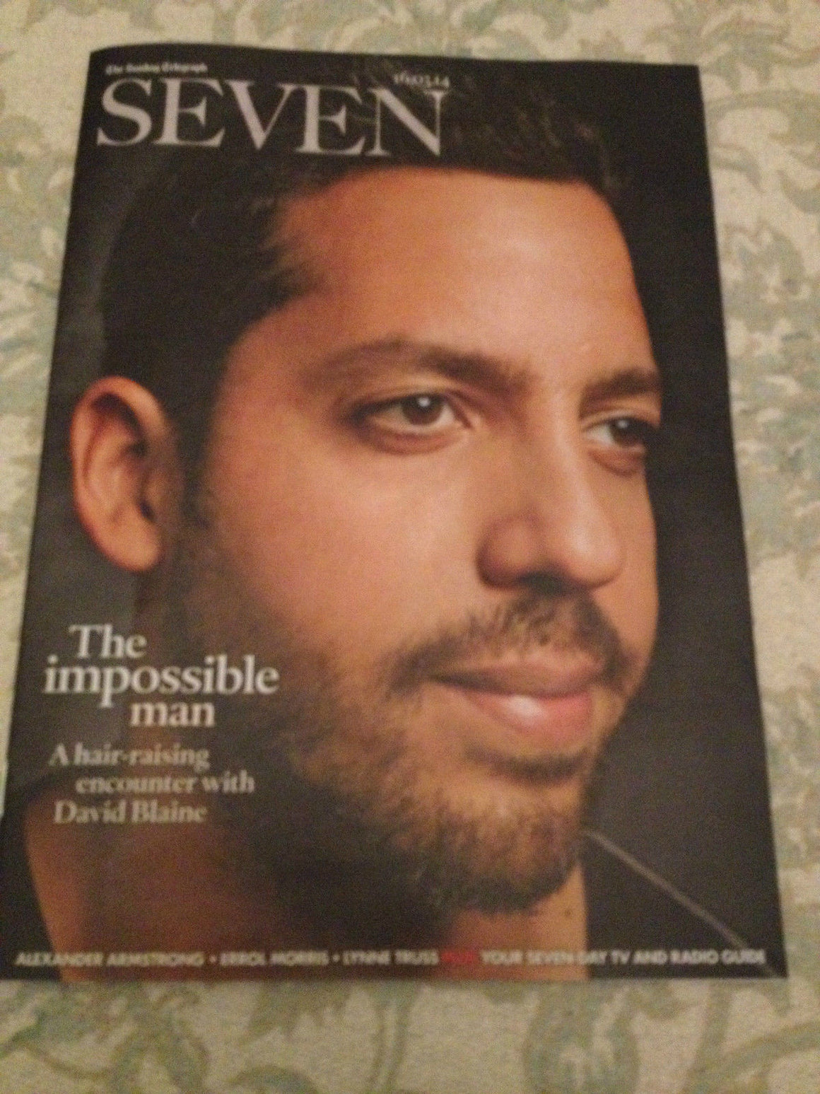 DAVID BLAINE STUNNING PHOTO COVER INTERVIEW MARCH 2014