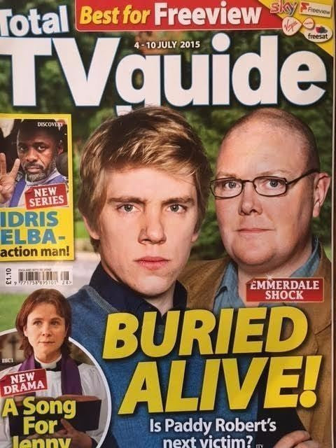 UK Total TV Guide Magazine 4 July 2015 Ryan Hawley Emmerdale