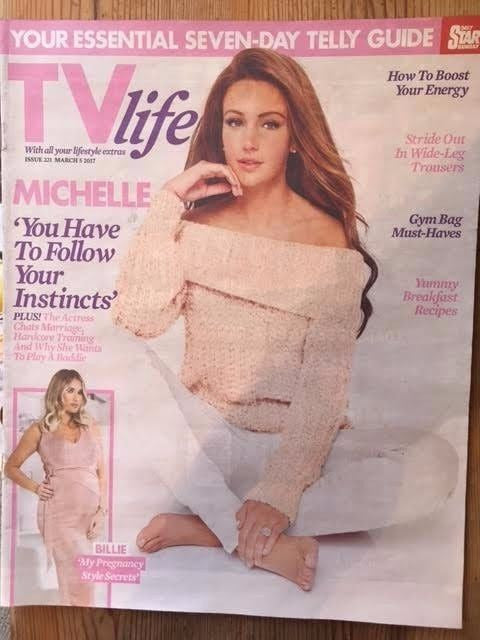 TV Life Magazine February 2017 Michelle Keegan Sam Bailey  Sam Reid