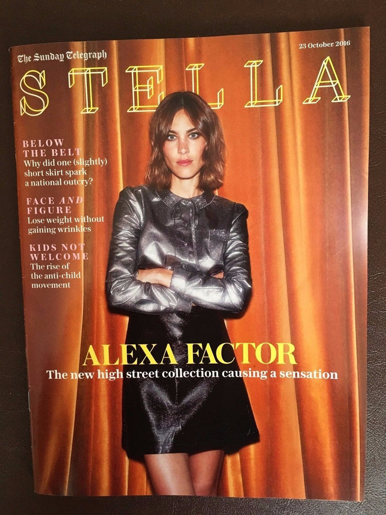 ALEXA CHUNG Helen Skelton Photo Cover interview UK STELLA MAGAZINE October 2016