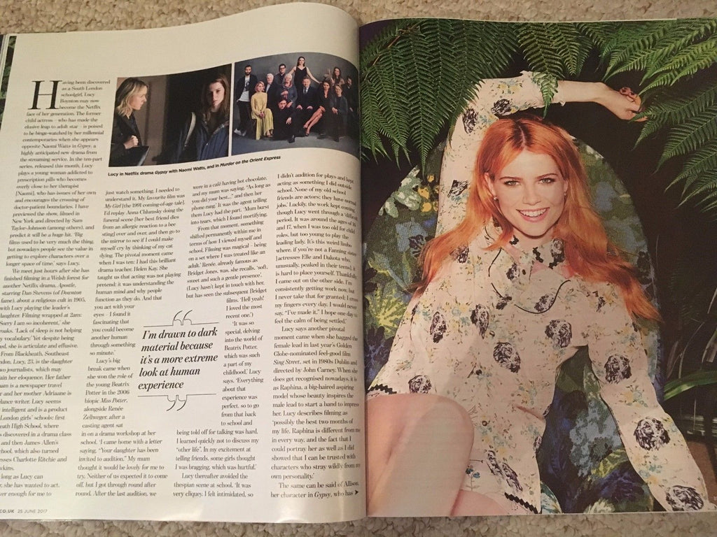 LUCY BOYNTON Harry & Izzy Judd McFly Geri Horner You UK magazine 25th June 2017